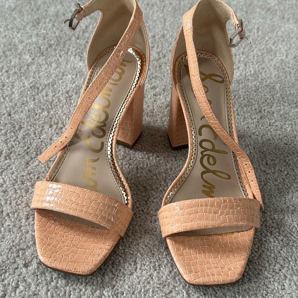 Sam Edelman Danielle block heel sandal.